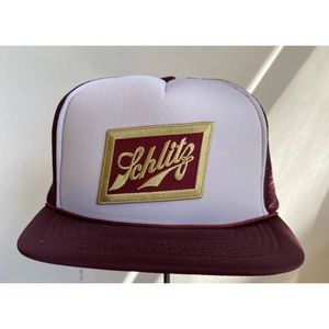 Vintage Schlitz Snap Back Trucker Hat